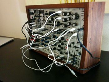 Modular Synth 6U, patched
